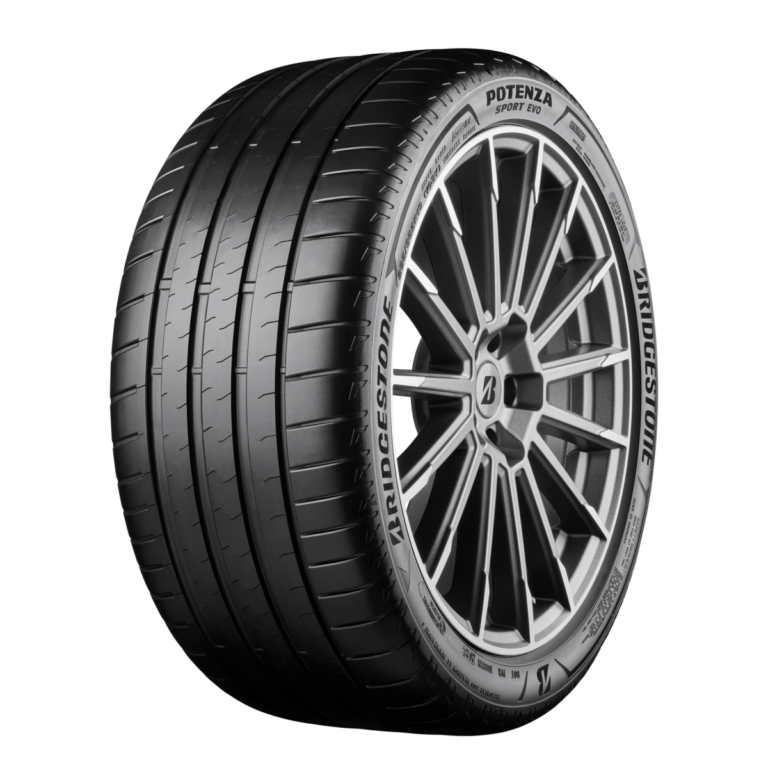 Bridgestone Potenza Sport Evo lover 5 % kortere våd bremselængde og 15 % mere kilometertal