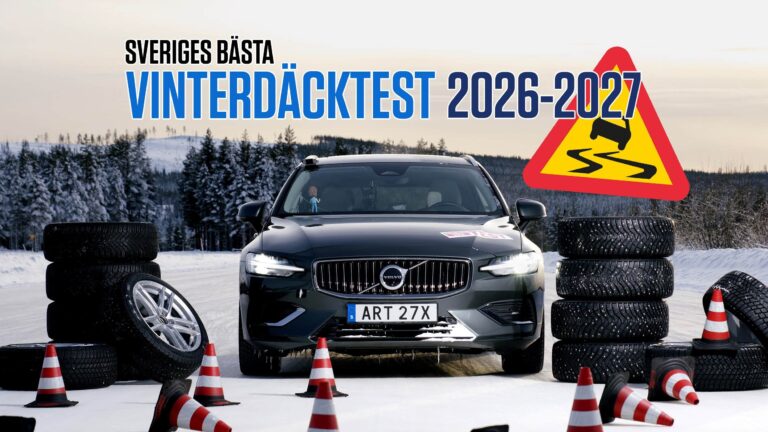 Teknikens Värld dæktest 2026: 235/45 R18 — vinterdæk